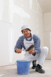 studwork: filling the joints of the plaster boards