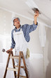 studwork: filling the joints of the plaster boards