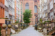 Mariacka Street in Gdansk