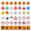 icon set dangerous good VI