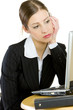 businesswoman with a notebook
