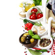 canvas print picture - Italian food.