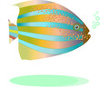striped tropical fish
