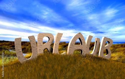 Illustration: 3D Strand - URLAUBEN 3D Strand - URLAUBEN