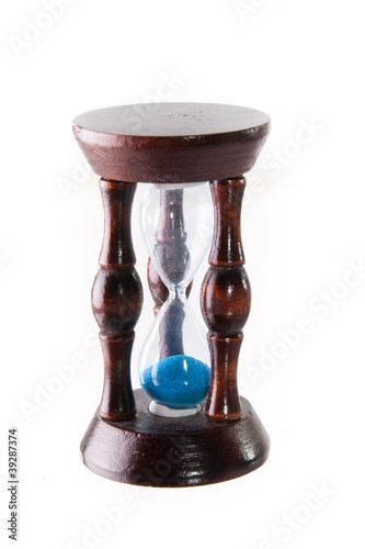 Illustration: Sand glass made of wood Sand glass made of wood