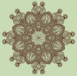 Circle ornament, ornamental round lace