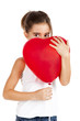 Girl with a red balloon