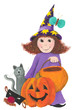 Little Halloween witch