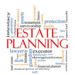 Estate Planning Word Cloud Concept