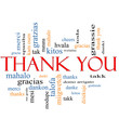 Thank You Word Cloud Concept