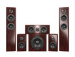 speakers isolated