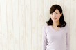 a portrait of attractive asian woman