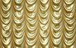 luxurious golden curtains