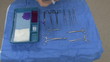 Video: Surgeon preparing sterile instruments Surgeon preparing sterile instruments