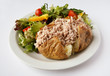 Tuna mayo Jacket Potato with side salad