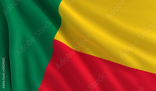 Illustration: Flag of Benin Flag of Benin