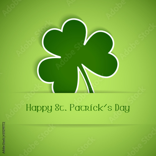 Vector: Happy St Patrick's Day card Happy St Patrick's Day card