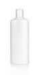 white shampoo bottle isolated on white