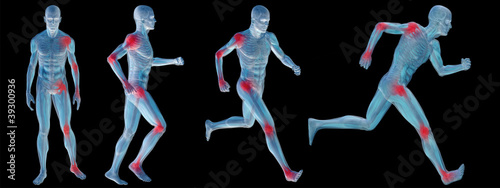 Illustration: High resolution conceptual man anatomy High resolution conceptual man anatomy