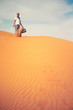 Man in desert