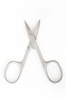 Scissors on a white background