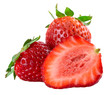 strawberries isolated