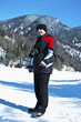 portrait of a mountain winter tourist photograf portrait of a mountain winter tourist photograf