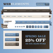 Web design frame vector