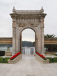 Gate of Ciragan palace hotel Bosphorus Istanbul Turkey