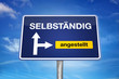 Selbständig Angestellt