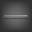 Glass Shelf On Abstract Metal Background