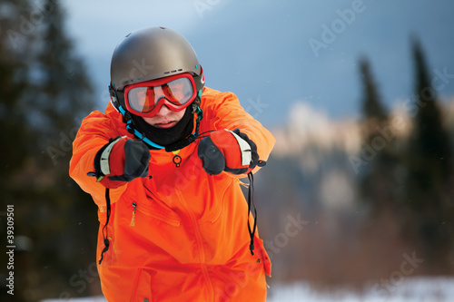 Photo: Young snowboarder Young snowboarder