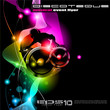 Background for music international disco even