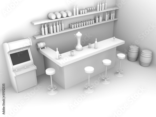 Illustration: bar bar