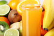 Glass of fresh fruit juice Glass of fresh fruit juice