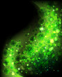 Magic four leaf clover background