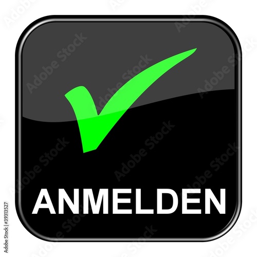 Illustration: Glossy Button - Jetzt anmelden Glossy Button - Jetzt anmelden