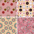 set of seamless patterns