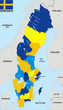 sweden political map