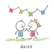 dancing couple