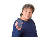 Seniorin mit Smartphone