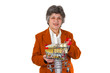 Seniorin mit Tabletten