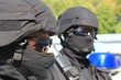 Photo: Two policemen, a special unit Two policemen, a special unit