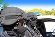 Two policemen, a special unit