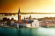 view of San Giorgio island, Venice, Italy