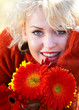 Autumn woman portrait
