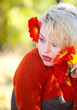 Autumn woman portrait
