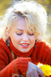 Autumn woman portrait