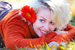 Autumn woman portrait