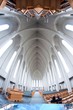 interior of modern Hallgrimskirkja church, Iceland